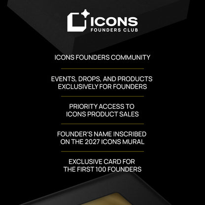 ICONS Founders Club — what the annual membership includes